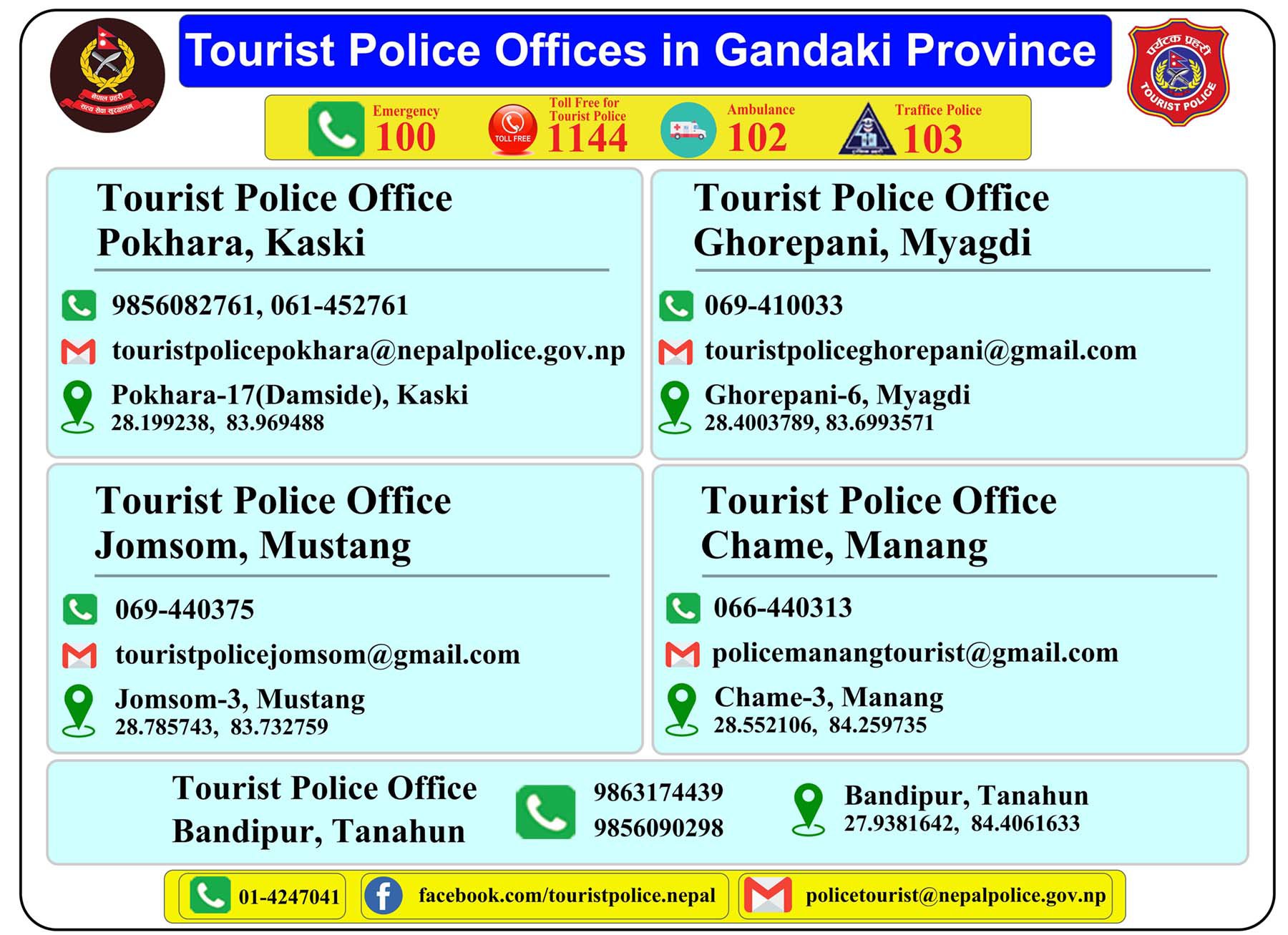 tourist police in nepal